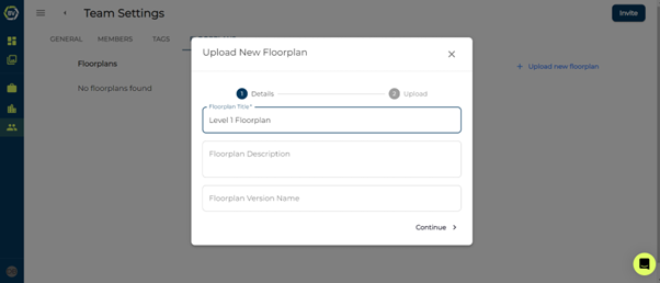 Step 4: Uploading Floorplans