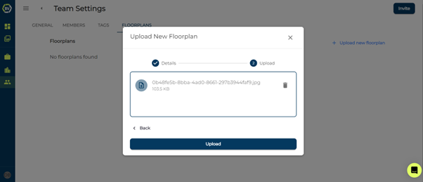 Step 5: Uploading Floorplans